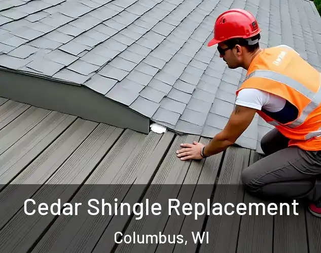  Cedar Shingle Replacement Columbus, WI