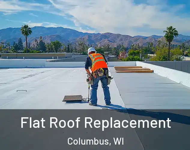  Flat Roof Replacement Columbus, WI