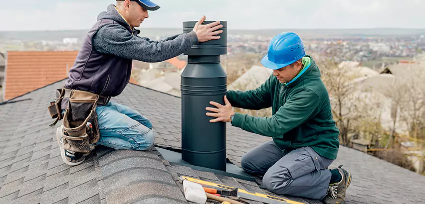Chimney Flashing Replacement for Storm Damage in Columbus