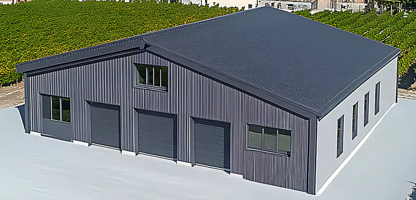 Corrugated Garage Roof Repair in Columbus