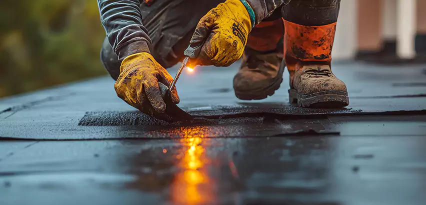 EPDM Roof Repair Tape Application in Columbus