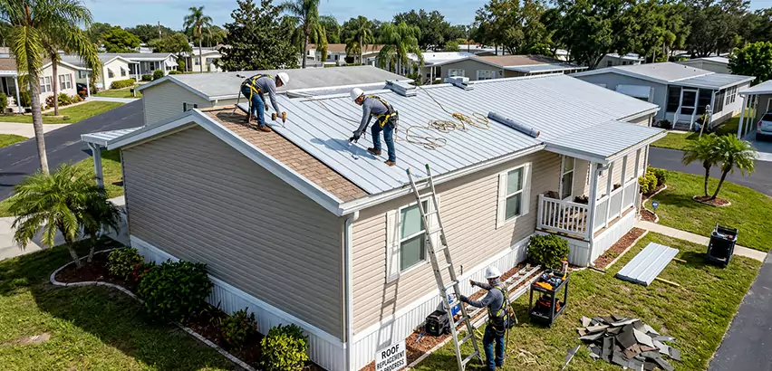Mobile Home Metal Roof Replacement in Columbus