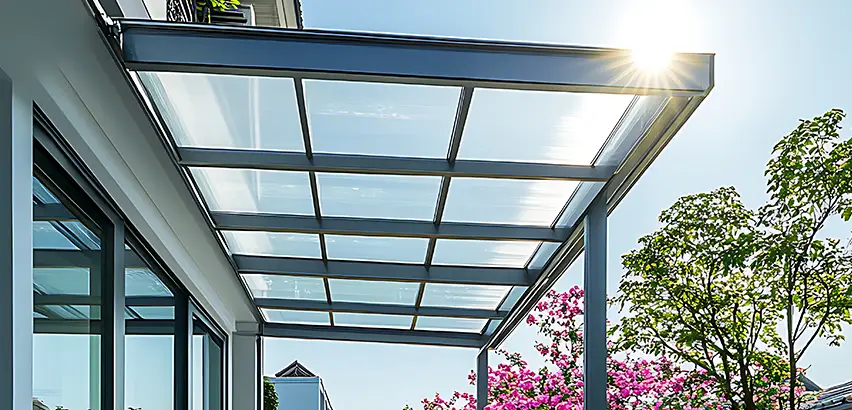 Glass Patio Roof Installation in Columbus