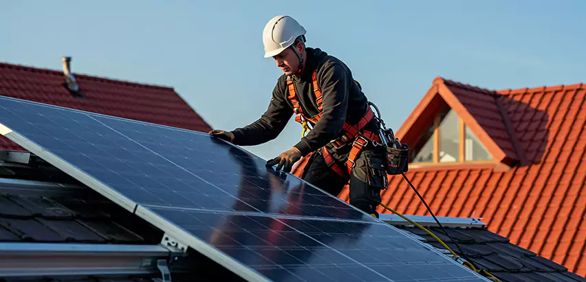 Solar Panels on Steel Roof Installation in Columbus