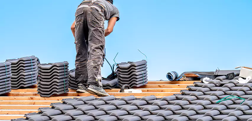 Replacing Tile Roof Underlayment in Columbus