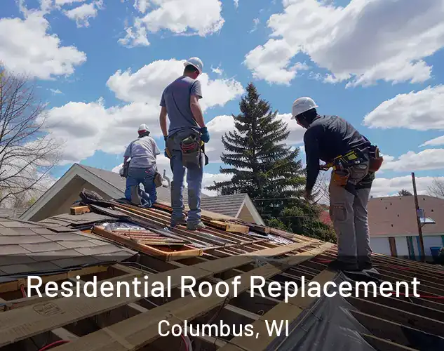  Residential Roof Replacement Columbus, WI